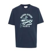 T-Shirts Maison Kitsuné , Blue , Heren