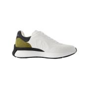 Leather sneakers Alexander McQueen , White , Heren