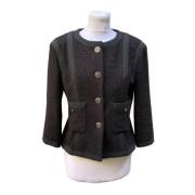 Pre-owned Cotton outerwear Chanel Vintage , Black , Dames