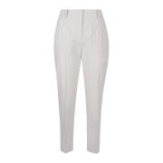 Slim Fit New York Broek Eleventy , Beige , Dames