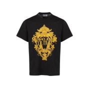 T-Shirts Versace Jeans Couture , Black , Heren