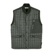 Vests Stone Island , Green , Heren