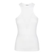 Sleeveless Tops Dondup , White , Dames