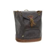 Pre-owned Canvas backpacks Louis Vuitton Vintage , Brown , Dames