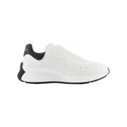 Pre-owned Leather sneakers Alexander McQueen Pre-owned , White , Dames