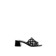 Mermaid Mules Klassieke Elegantie Sergio Rossi , Black , Dames