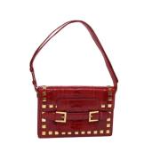 Pre-owned Leather fendi-bags Fendi Vintage , Red , Dames