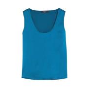 Sleeveless Tops Max Mara Weekend , Blue , Dames