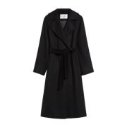 Manuela Kamelenwollen Jas Max Mara , Black , Dames