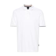 Klassiek Jersey Shirt Hugo Boss , White , Heren