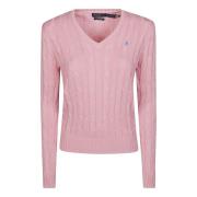 V-neck Knitwear Polo Ralph Lauren , Pink , Dames