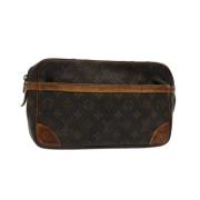 Pre-owned Canvas louis-vuitton-bags Louis Vuitton Vintage , Brown , Da...