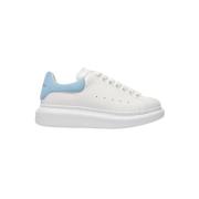Pre-owned Leather sneakers Alexander McQueen Pre-owned , White , Dames