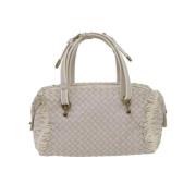 Pre-owned Leather shoulder-bags Bottega Veneta Vintage , White , Dames