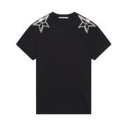 Diamantsterren Cut-Out T-shirt Stella McCartney , Black , Dames