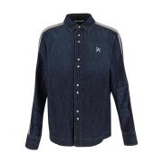 Casual Shirts Palm Angels , Blue , Heren