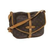 Pre-owned Canvas louis-vuitton-bags Louis Vuitton Vintage , Brown , Da...