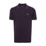 Polo Shirts Emporio Armani , Purple , Heren