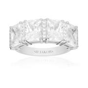 Elegante Zirkonia Zilveren Ring Sif Jakobs Jewellery , Gray , Dames