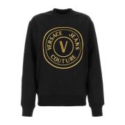 Sweatshirts Versace Jeans Couture , Black , Dames
