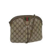 Pre-owned Leather gucci-bags Gucci Vintage , Beige , Dames