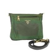 Pre-owned Nylon prada-bags Prada Vintage , Green , Dames