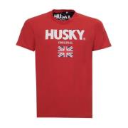 T-Shirts Husky Original , Red , Heren