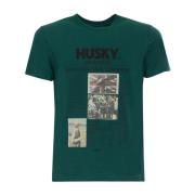 T-Shirts Husky Original , Green , Heren