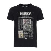 T-Shirts Husky Original , Black , Heren
