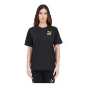 T-Shirts Puma , Black , Dames