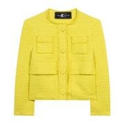 Tweed Jackets Luisa Cerano , Yellow , Dames