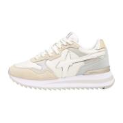 Technical fabric and suede sneakers Yak-W. W6Yz , Beige , Dames