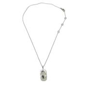 Pre-owned White Gold necklaces Bvlgari Vintage , Gray , Dames