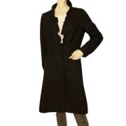 Pre-owned Wool outerwear Miu Miu Pre-owned , Black , Dames