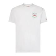 Wit T-shirt Forte Drammi 01n Emb MC2 Saint Barth , White , Heren