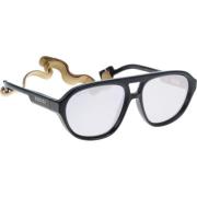 Zonnebril met spiegelglazen Gucci , Black , Heren