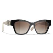 Sunglasses Chanel , Black , Unisex