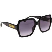 Iconische Zonnebril Speciale Aanbieding Moschino , Black , Dames