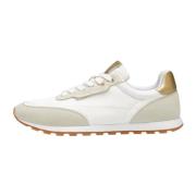 Suede and technical fabric sneakers Plume. Candice Cooper , White , Da...