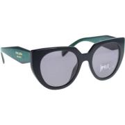 Stijlvolle gepolariseerde zonnebril Prada , Black , Dames