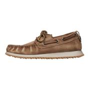 Leather loafers Hull 02 MAN Voile Blanche , Brown , Heren