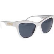Iconische zonnebril met uniforme lenzen Versace , White , Dames