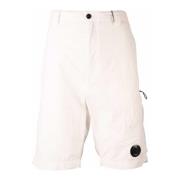 Witte Nylon Shorts C.p. Company , White , Heren