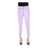Slim-fit Trousers Dondup , Purple , Dames