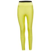 Pre-owned Fabric bottoms Moncler Pre-owned , Yellow , Dames