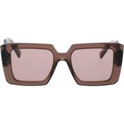 Iconische Zonnebril voor Vrouwen Prada , Brown , Dames