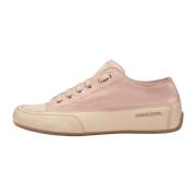 Buffed leather and suede sneakers Rock S Candice Cooper , Pink , Dames