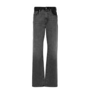 Wide Jeans MM6 Maison Margiela , Gray , Dames