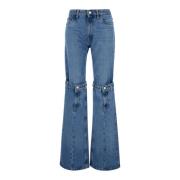 Wide Jeans Coperni , Blue , Dames