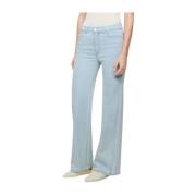 Palazzo High-Waisted Jeans Lois , Blue , Dames
